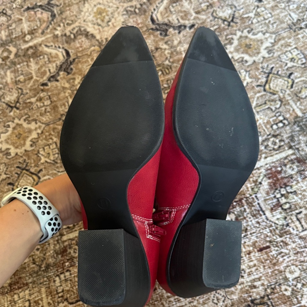Universal Thread Red Heeled Boots - image 4